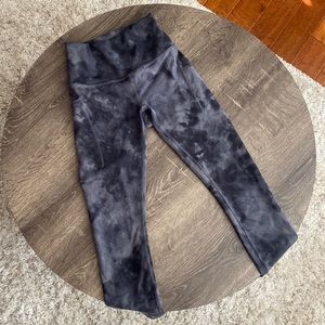 lululemon Align™ Pant with Pockets 25". Diamond Dye Pitch Grey Graphite Grey.